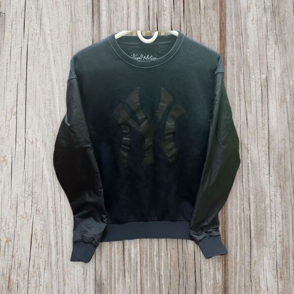 NY Yankees Men’s Black wright & Ditson Sweatshirt size L - Picture 1 of 12